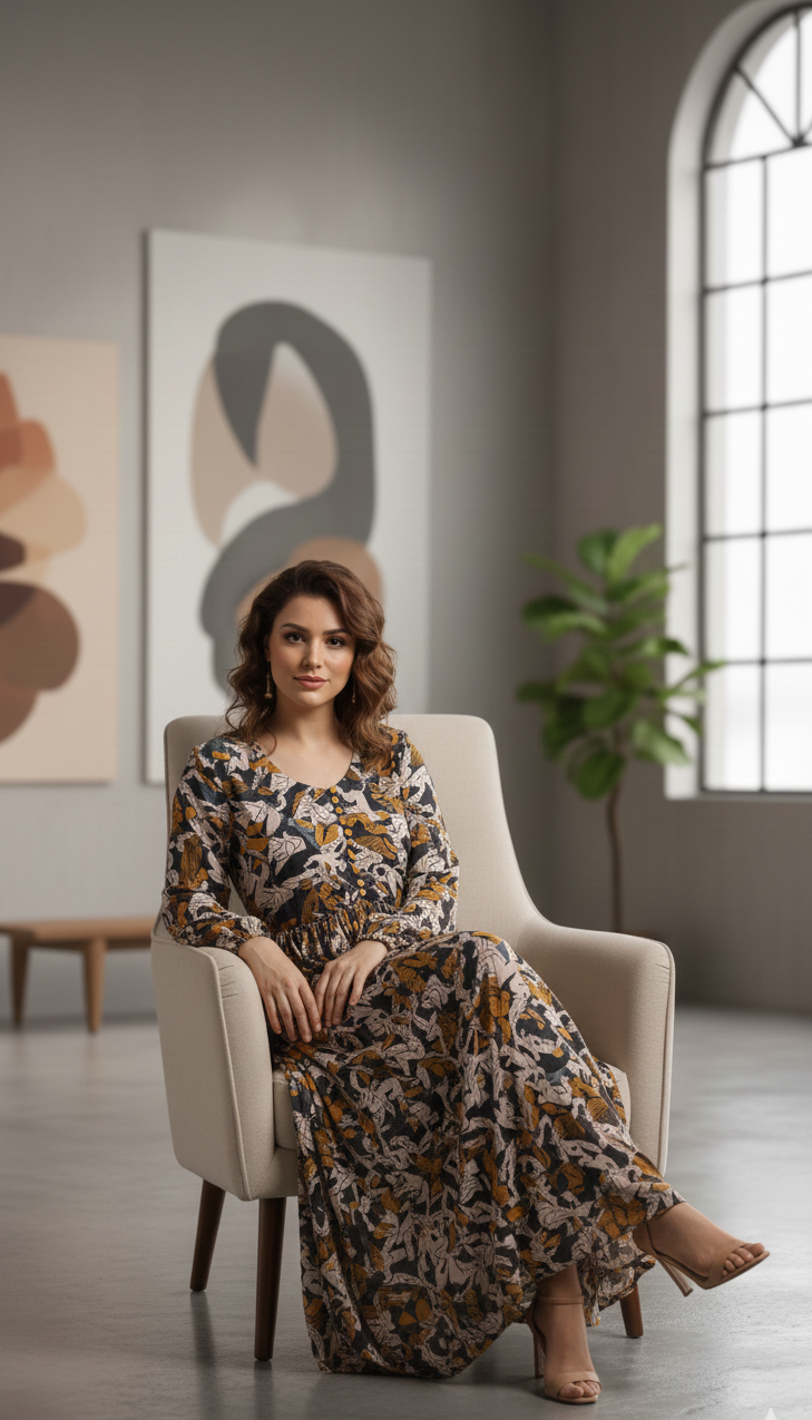 Bold Prints, Timeless Silhouette✨