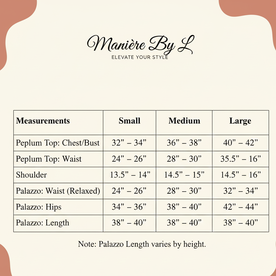 Deep Maroon Sequin Peplum & Silk Palazzo Set